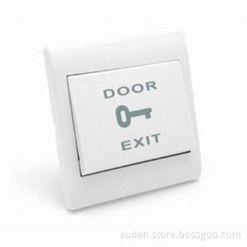 Door Release Button with Automatic Reset, NO Output and Fireproofing PC Material
